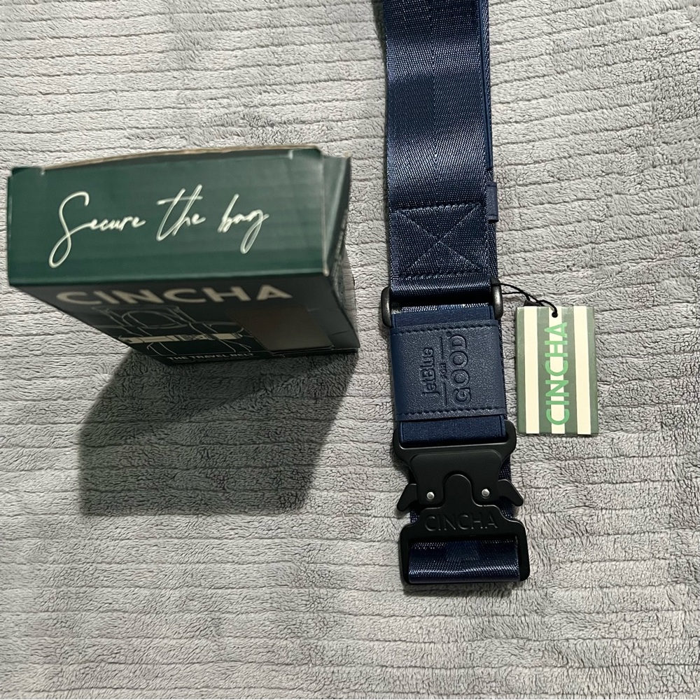Cincha The Travel Belt For Luggage, Blue, Stylish, Adjustable Strap - Picture 9 of 11